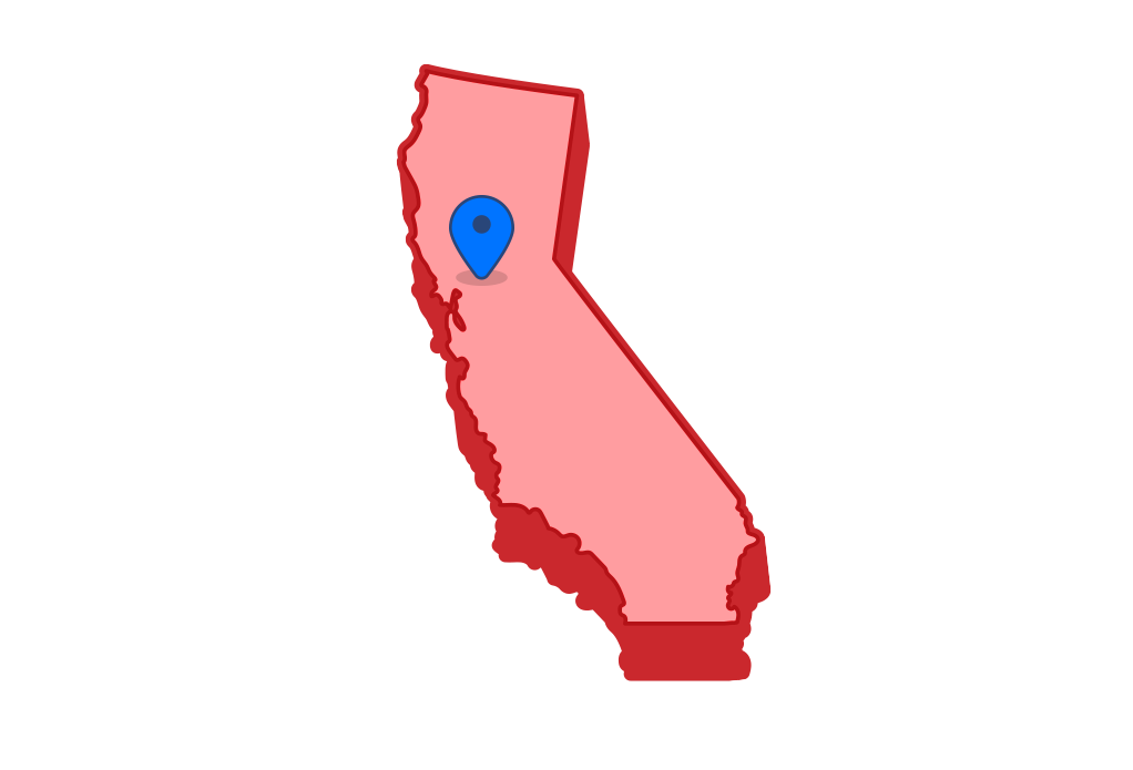 California Local Area Map