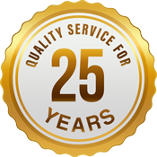 25 Years of Quality Service